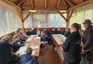 Zbiórka zuchów i harcerzy 1 NDWp „Orion” – tropami dzikiej przyrody