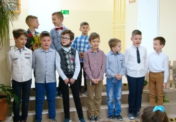 Dzień Kobiet w klasie pierwszej