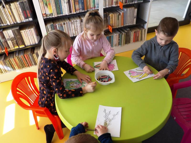Zajęcia dla zerówek w Bibliotece Publicznej