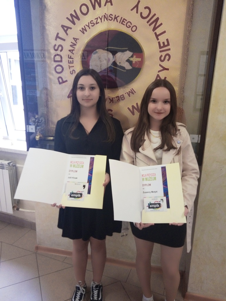 Wyróżnienia w konkursie plastycznym „Moja przygoda w muzeum”