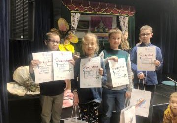 Wyróżnienia w powiatowym konkursie ,,Moje rymowanki”