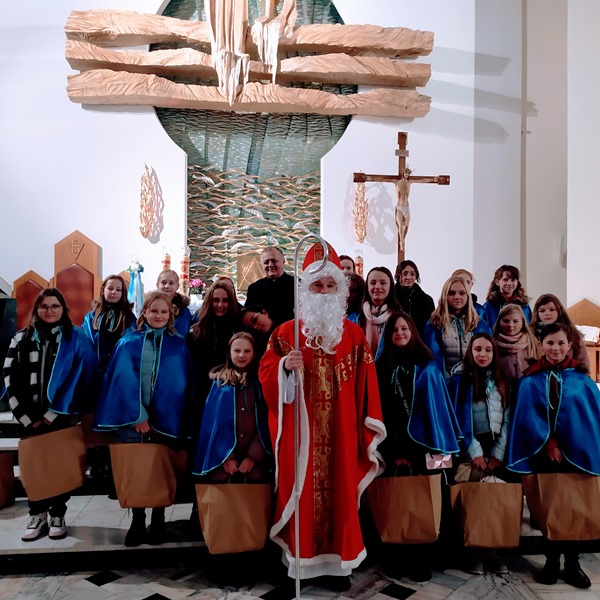 Święty Mikołaj w naszym kościele