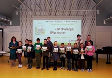 Spotkanie autorskie z Jadwigą Marzec w Bibliotece Publicznej