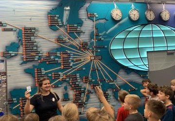 Lotnicza Przygoda  - Trzecioklasiści w Centrum Edukacji Lotniczej Kraków Airport