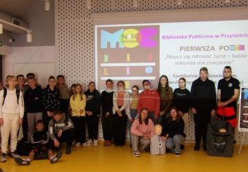 Spotkanie z ratownikiem medycznym w Bibliotece Publicznej