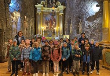 Wycieczka klas pierwszych do Kopalni Soli w Bochni