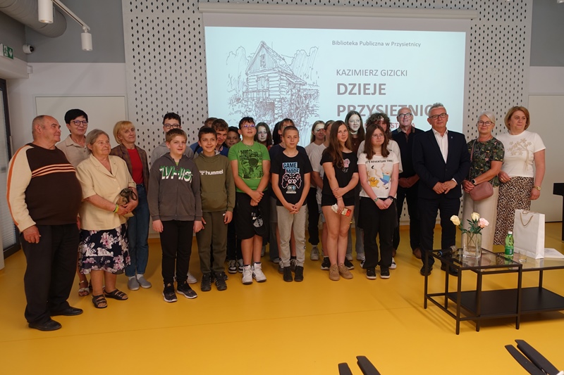 „Dzieje Przysietnicy” – spotkanie z p. Kazimierzem Gizickim w Bibliotece Publicznej