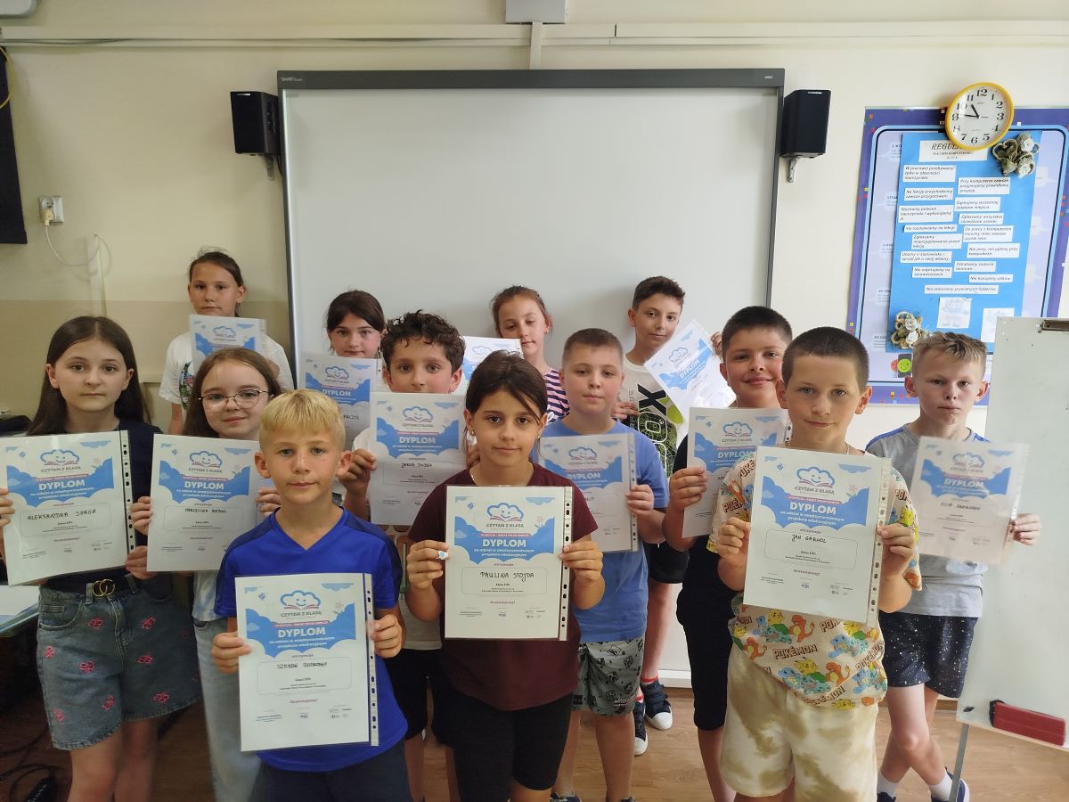 Innowacja w klasie 3b – zakończenie III modułu projektu „Czytam z klasą lekturki spod chmurki”