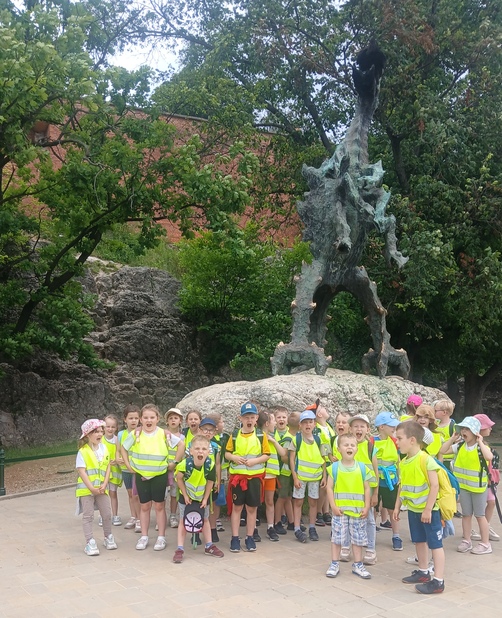 Oddziały przedszkolne na wycieczce w Krakowie