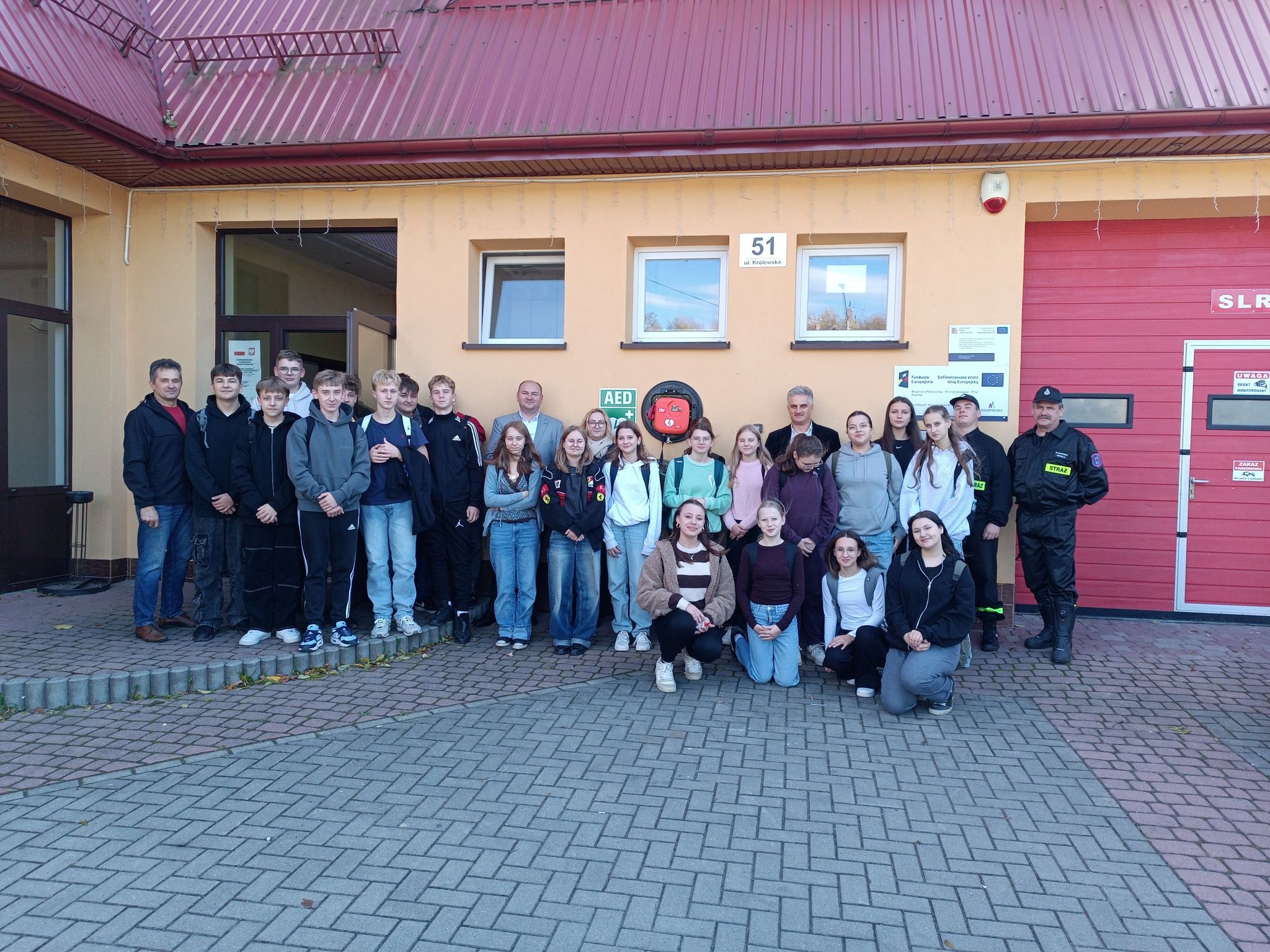 Prezentacja defibrylatora w OSP Przysietnica