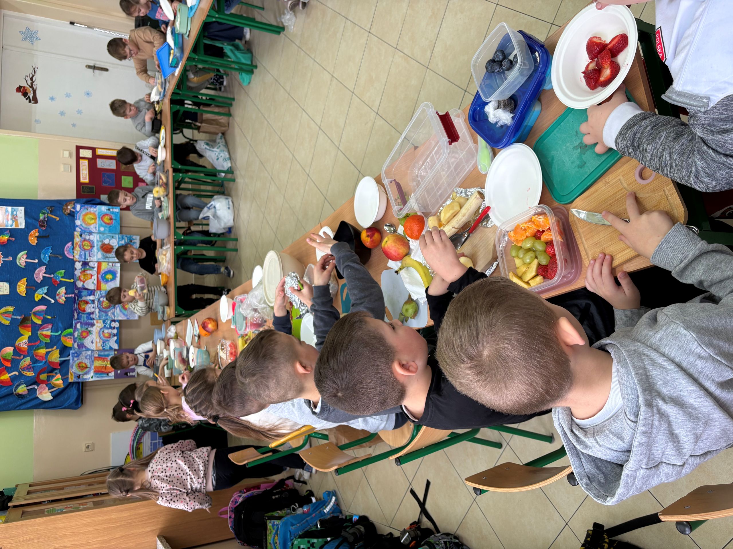 Warsztaty profilaktyczne „Zdrowa żywność” w klasie I