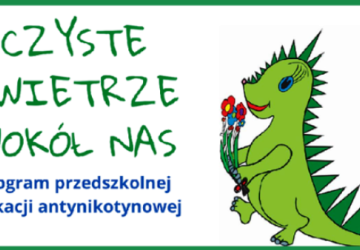 Program „Czyste powietrze wokół nas” w oddziale przedszkolnym.